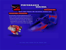 Tablet Screenshot of performanceengines.com